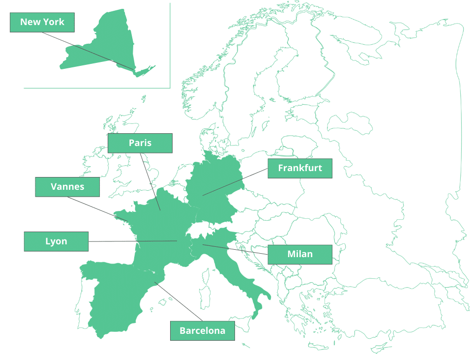 Carte bureaux My Business Abroad